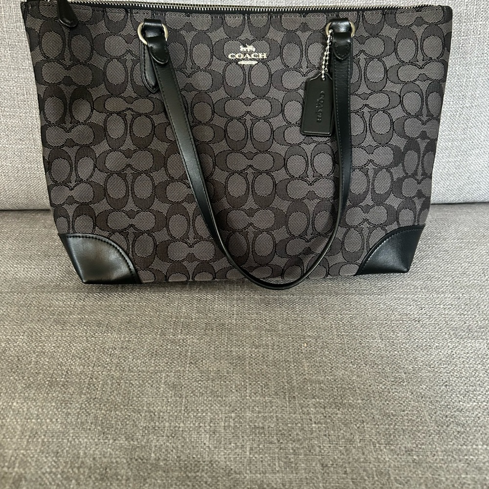 Coach Signature Canvas Tote Bag
